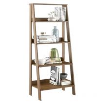 Etagère Escalier 4 Niches Chêne Largeur 61 Hauteur 140.3 Profondeur 40 cm