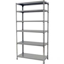 Simonrack - Etagère légère métallique sans vis simonclick megaplus 6/500 2500 gris/gris - 2500x1200x500 200Kg