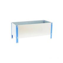 Simonrack - Carré potager Simon Rack Simongarden Urban 1200x400mm 150L bleu galva
