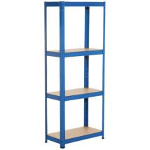 O91 - Etagère métallique avec 4 étagères réglables 148x60x30cm 240Kg