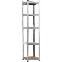 Thinia Home - Etagère modulaire avec 5 étagères réglables 180x40x40cm 175Kg