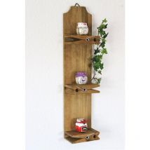 Dandibo - tagère murale 14B461 Porte-linge 64 cm Console murale Étagère de cuisine Console