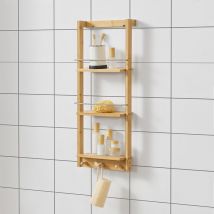 [en.casa] - tagère Murale de Salle de Bain Lidingö 29 x 10 x 70 cm