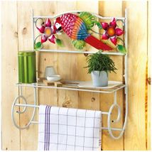 Astuceo - Etagère murale décor exotique