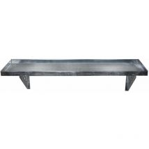 Mensola Parete in Acciaio Gardiun 20x80 cm