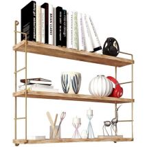 Hanah Home - Etagère murale en bois et métal Duvar