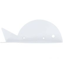 Etagère murale en métal blanc Poisson