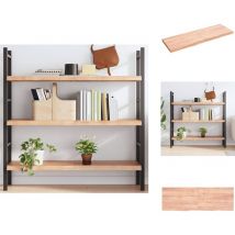 Tagère murale marron clair bois chêne massif traité - Étagère Murale - Étagère Rustique - Étagère En Bois - Étagère Chêne - Étagère Décorative