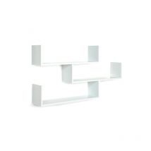 Etagère murale multiposition LOU blanche