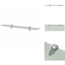 Tagère murale Verre 60 x 20 cm 8 mm - Etagere Murale - Étagère Design - Étagère Verre - Étagère Suspendue - Décoration Murale
