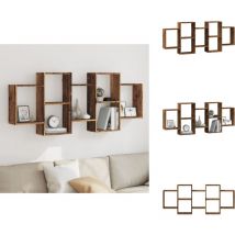 Tagère murale vieux bois 159x18x65 cm bois d'ingénierie - Étagère Murale - Étagères Murales - Étagère Flottante - Étagère Murale Flottante
