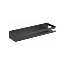 Tagère Murales 40CM Étagère Salle de Bain Douche Modernes Acier Inoxydable SUS304 Noir Mat,