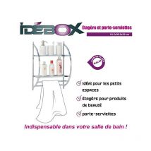 Etagère porte serviette métal GLO6254