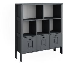 Vitalispa - tagère pour enfants Ajaton, Gris, 103.6 x 113.4 cm