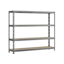 MODULO STORAGE Etagère Rack charge lourde - 4 plateaux - 220 x 60 cm
