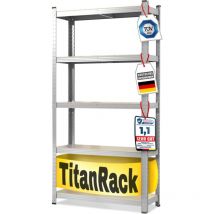 Tagère pour charge lourde Meuble de rangement Grizzly 5 Étages (aggloméré) Plaqué en zinc 200 x 90 x 45 cm