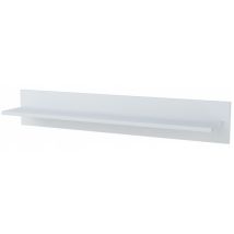 Etagère suspendue blanche POL100 pour livres et photos