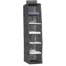 Housse rangement 6 cases gris anthracite - 5five