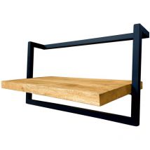 Made In Meubles - Etagère murale en bois de manguier grand modèle Joie