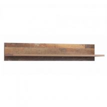 Meubletmoi - Etagère murale 160 cm décor bois vieilli - buck