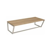 Etagère Murale Ludwig - Métal Beige Et Effet Chêne - 80x36x22cm - Box & Beyond