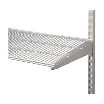 Elfa - tagères fil pour crémaillères et consoles - Système suspendu - 607 x 305 mm - blanc