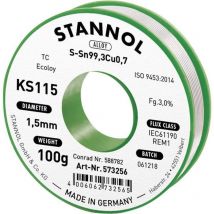 Stannol - tain à souder KS115 3,0% 1,5MM 100G 573256