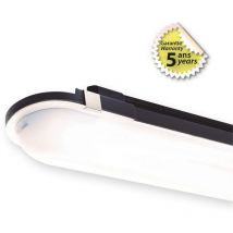 Miidex Lighting - Réglette led Intégrées Saillie / Suspendu AC220/240V 28W 4340lm 120° Étanche IP66 IK10 1200mm - Blanc Naturel 5000K