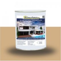 Matpro - Etanchéité Extérieure pour Toitures, Balcons et Terrasses Plates - 10 Kg Beige