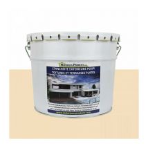 Matpro - Etanchéité Extérieure pour Toitures, Balcons et Terrasses Plates - 2.5 Kg Coquille d'oeuf