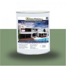 Matpro - Etanchéité Extérieure pour Toitures, Balcons et Terrasses Plates - 1 Kg Vert clair