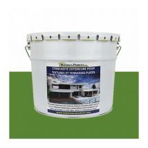 Matpro - Etanchéité Extérieure pour Toitures, Balcons et Terrasses Plates - 10 Kg Vert Gazon