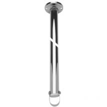 Etançon pour tringle 500 mm laiton chromé, avec rosace de plafond