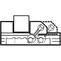 Röhm Gmbh - Etau de précision pl-s micro, Taille : 1, Larg. : des mors 34 mm, Capacité de serrage 25 mm, Hauteur des mors : 15 mm, Hauteur totale :