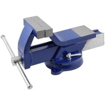 Ferrestock Étau De Banc Rotatif 100 Mm Argenté