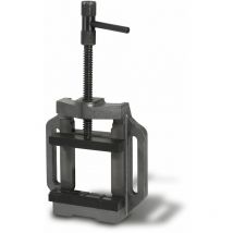 Etau pour perceuse en fonte grise et acier, Largeur des mâchoires 150mm, Largeur de serrage maximale 129mm, étau pour machine à fixer sur la perceuse