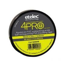 Nastro isolante 4pro 19mmx25mx0.15mm na8019 - Etelec
