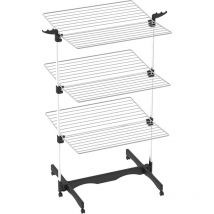 Colombo - Etendoir à linge vertical en acier à 3 niveaux 40 mètres, mod. vertical