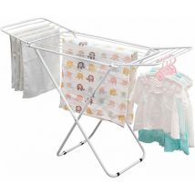Etendoir à poser,Étendoir séchoir à linge avec support stable, support de séchoir à linge pliable et antidérapant pour salle de bain ou balcon