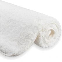 Badteppich Badematte Jana 50x80 cm Weiss - Weiss - Etérea