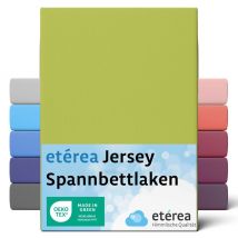 Comfort Jersey Spannbettlaken Jade 60x120 cm - 70x140 cm - Jade - Etérea