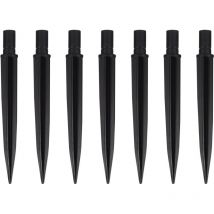 Feiyue - Etereauty Piquets lumineux solaires de remplacement pour piquets de jardin en plastique pour extérieur, cour, allée, canne à sucre, Noël
