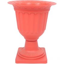 Etereauty Pot de fleurs pour plantes succulentes, pot de fleurs, colonne romaine, pots de jardin, mini cactus, support de sculpture d'extérieur pour