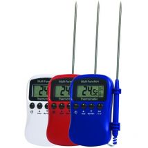 ETI Thermometer with Probe and Alarm (Black) - 810-965