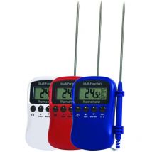ETI Thermometer with Probe and Alarm (Red) - 810-964