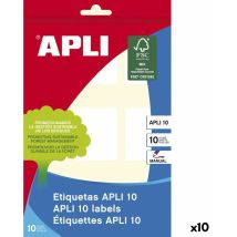 Etichette Adesive Apli Bianco 10 Fogli 32 X 41 Mm (10 Unità)