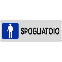 Adesivo Spogliatoi uomini palestre negozi piscine 15CMx5CM