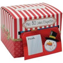 Etichette per scatole regalo x80 - Feeric lights & christmas