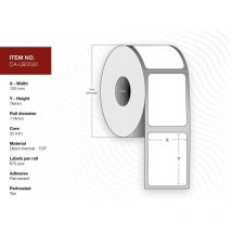 Capture Label 102x76, Core 25, CA-LB3026
