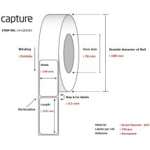 Capture Label 148x210, Core 76, CA-LB3053